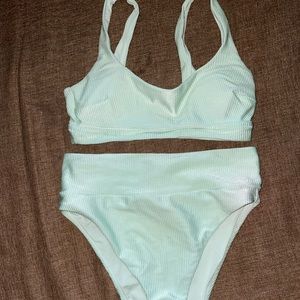 Ribbed Cheeky Aerie Swimsuit